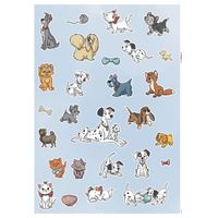 Wandtattoo - Disney Cats and Dogs  - Größe 50 x 70 cm