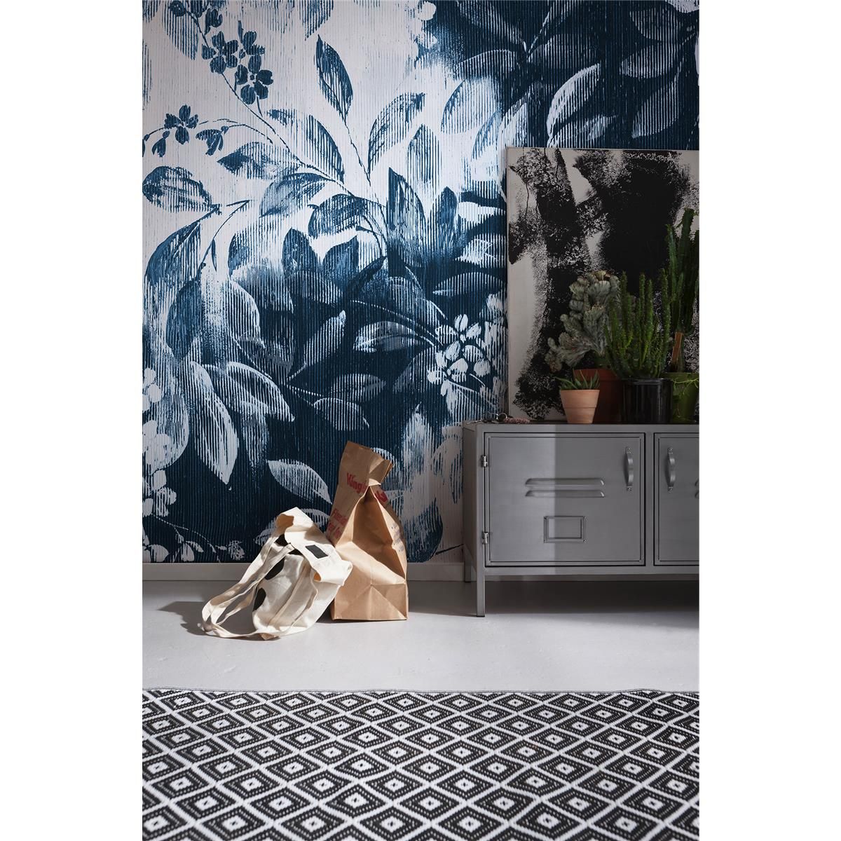 Vlies Fototapete - Idyllic Indigo - Größe 200 x 250 cm