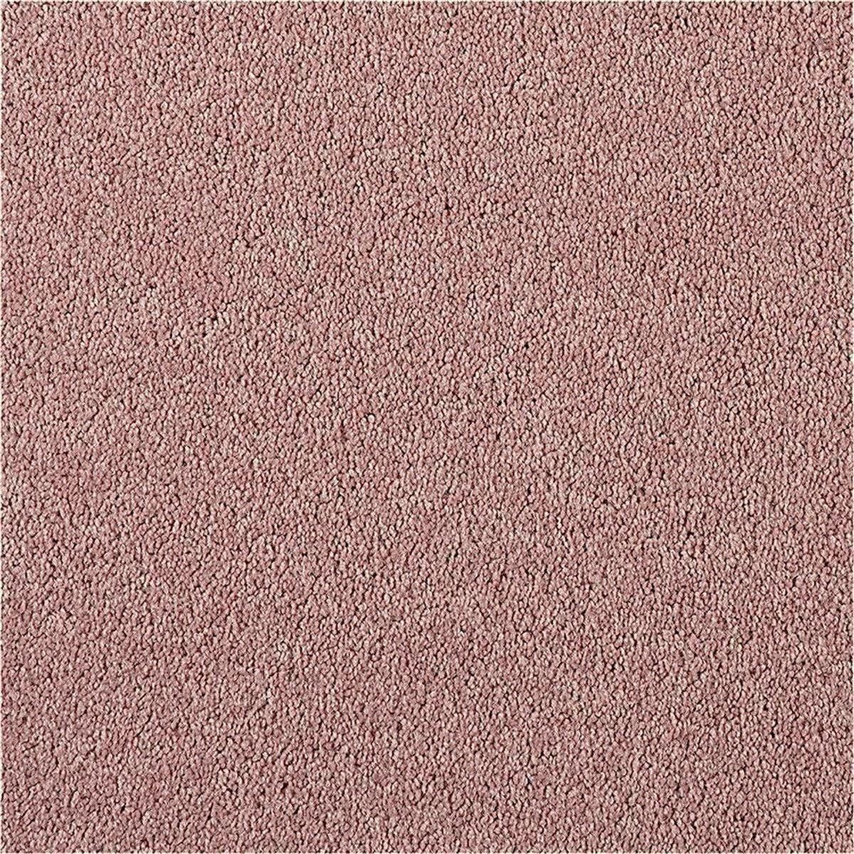 Teppichboden Infloor-Girloon Body Velours Rosa 122 uni - Rollenbreite 400 cm