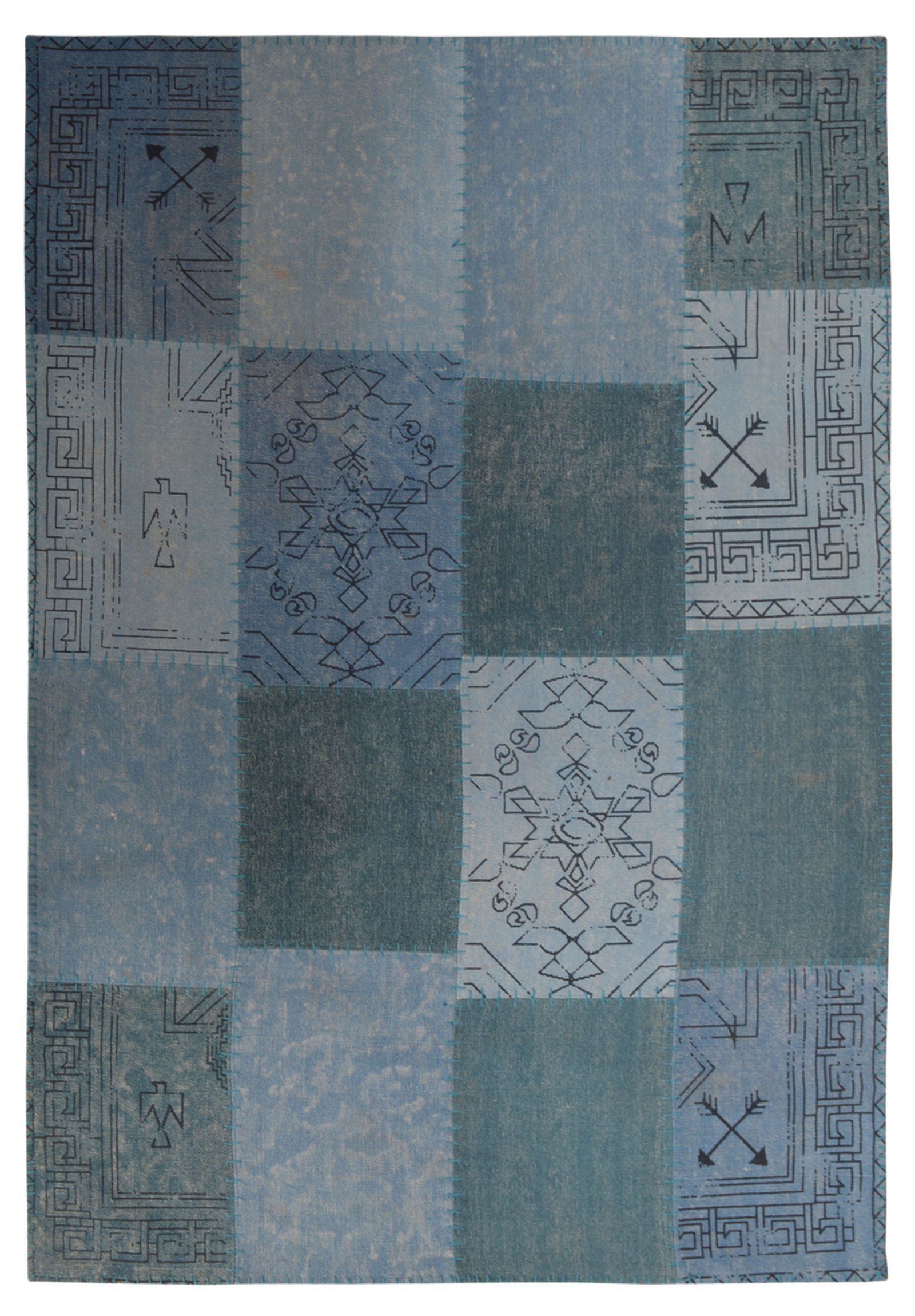 Teppich Lyrical 210 Multi / Blau 200 cm x 290 cm