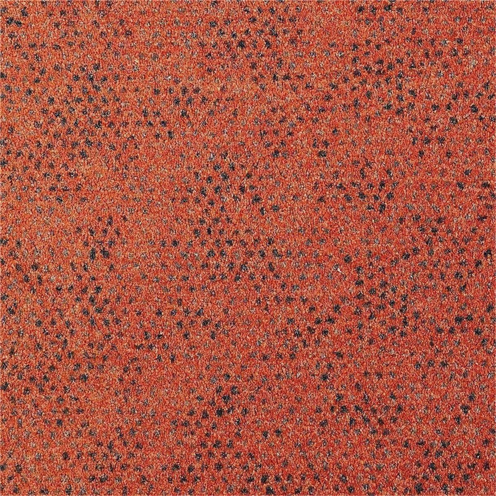 Teppichfliesen 25 x 100 cm selbsthaftend INFLOOR-GIRLOON Caprice Orange 700 tuftgemustert