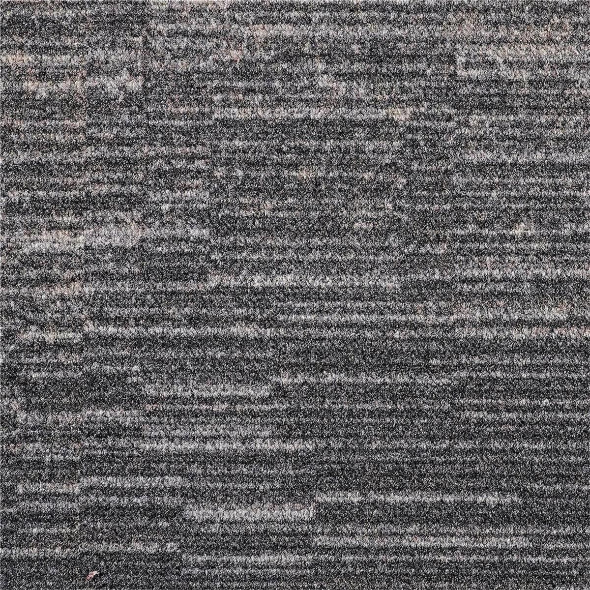 Teppichfliesen 25 x 100 cm selbsthaftend Infloor-Girloon Cadeo/Pure Beige 015-350 gemustert