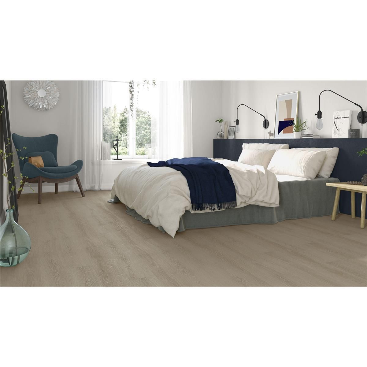 Designboden Dura DARK Fliese 60 cm x 30 cm - Nutzschichtdicke 0,30 mm