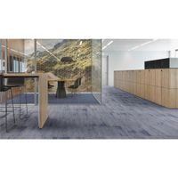 Teppichfliesen Desso Essence Structure AA92 9965 Grau Mittel Schlinge strukturiert 25 x 100 cm