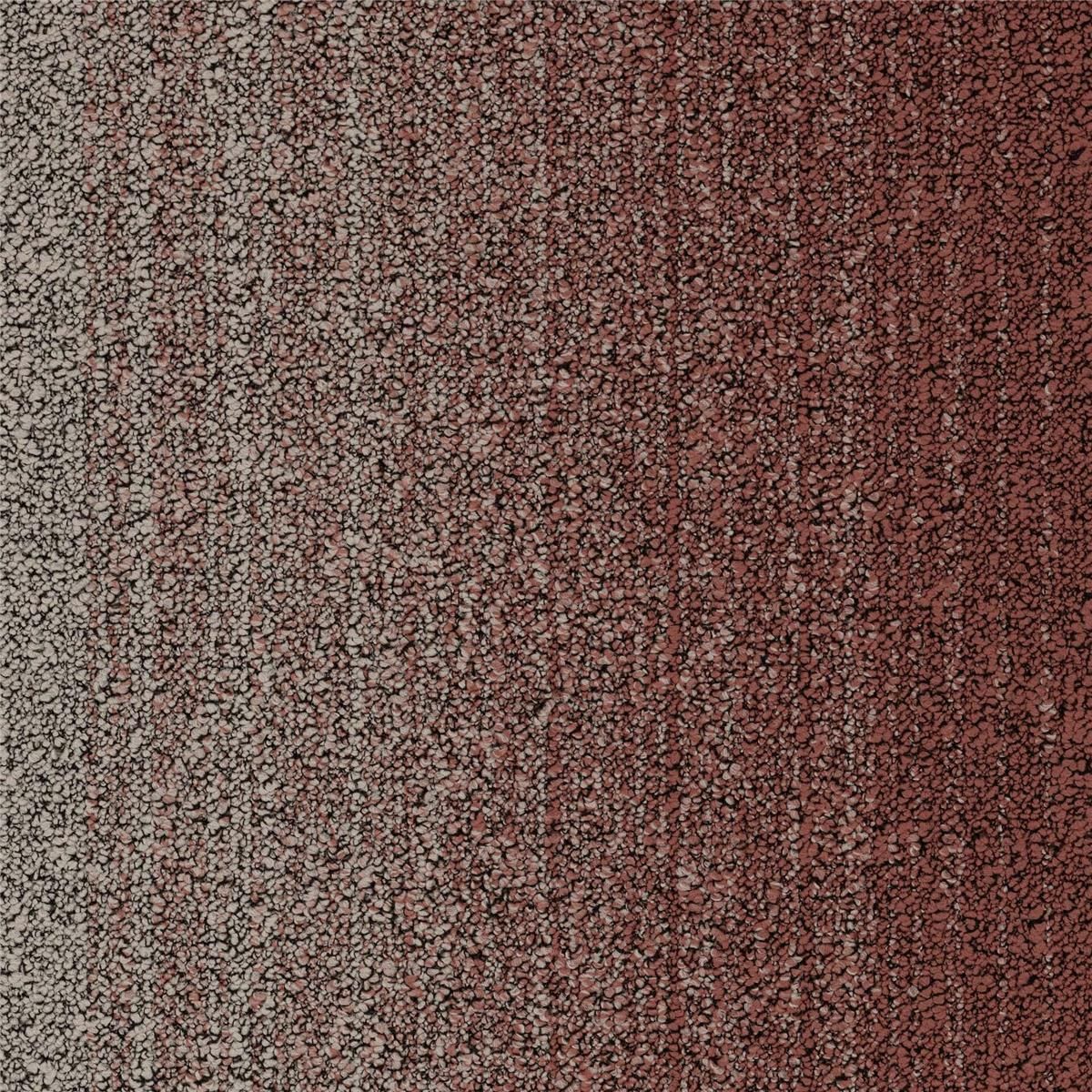 Teppichfliesen Desso Fuse Landscape B755 2104 Rot Mittel Schlinge strukturiert 50 x 50 cm
