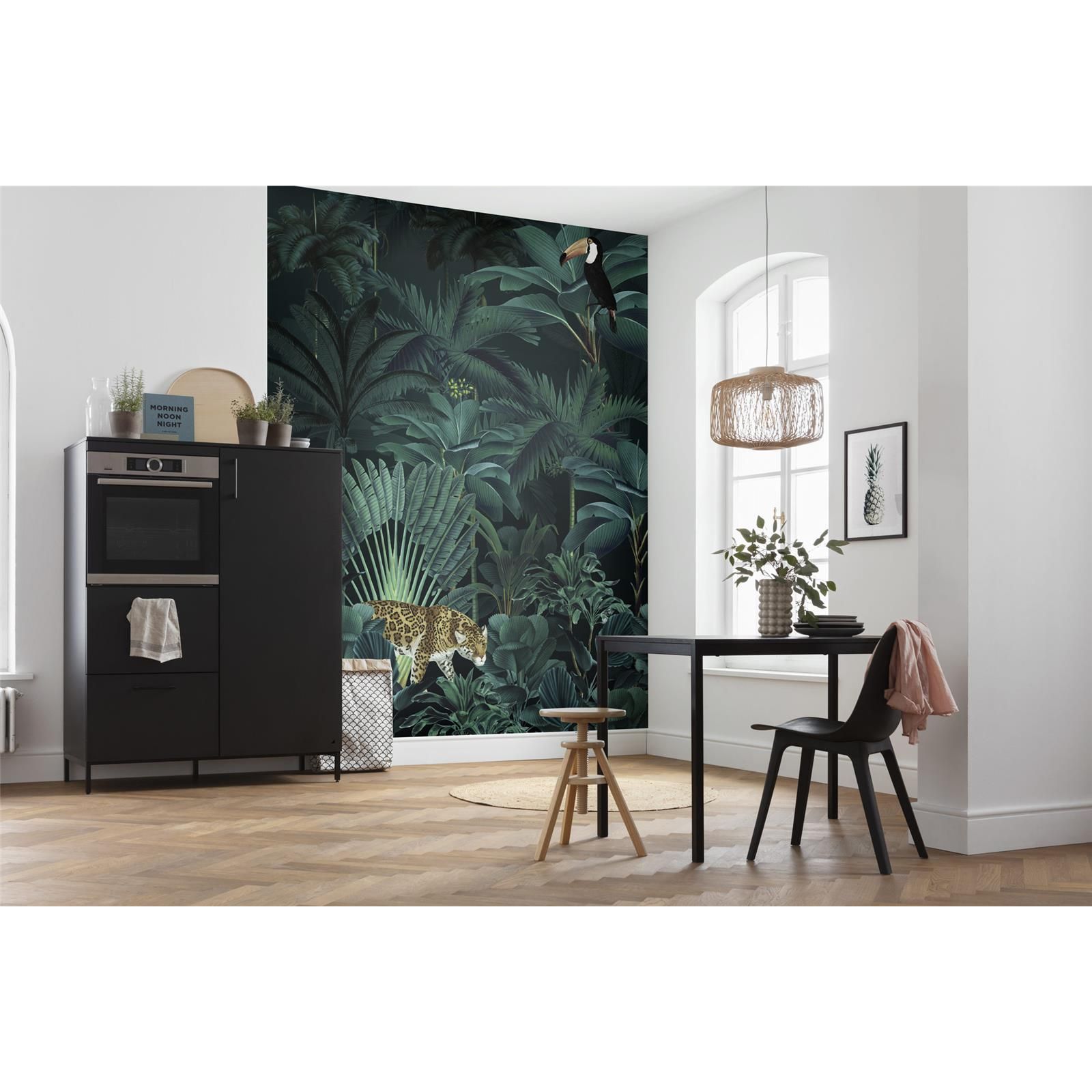 Vlies Fototapete - Jungle Night  - Größe 200 x 250 cm
