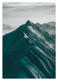 Komar Wandbild - Mountains Top - Größe: 30 x 40 cm