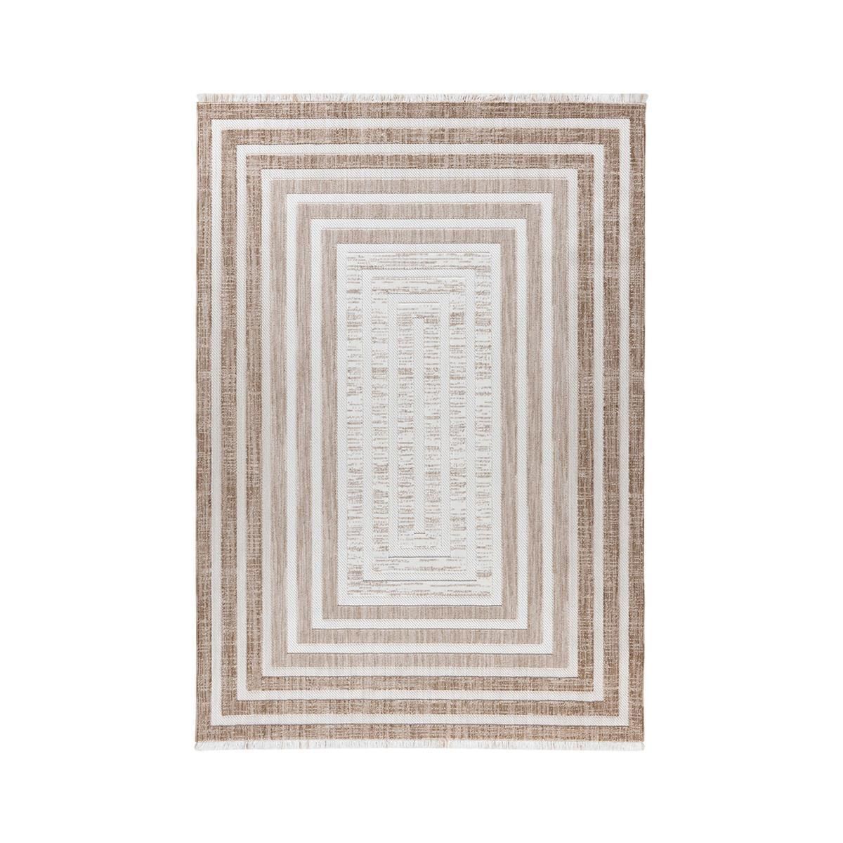 Teppich Sarai 125 Braun / Beige 120 cm x 170 cm