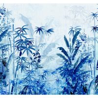 Vlies Fototapete - Blue Jungle - Größe 300 x 280 cm