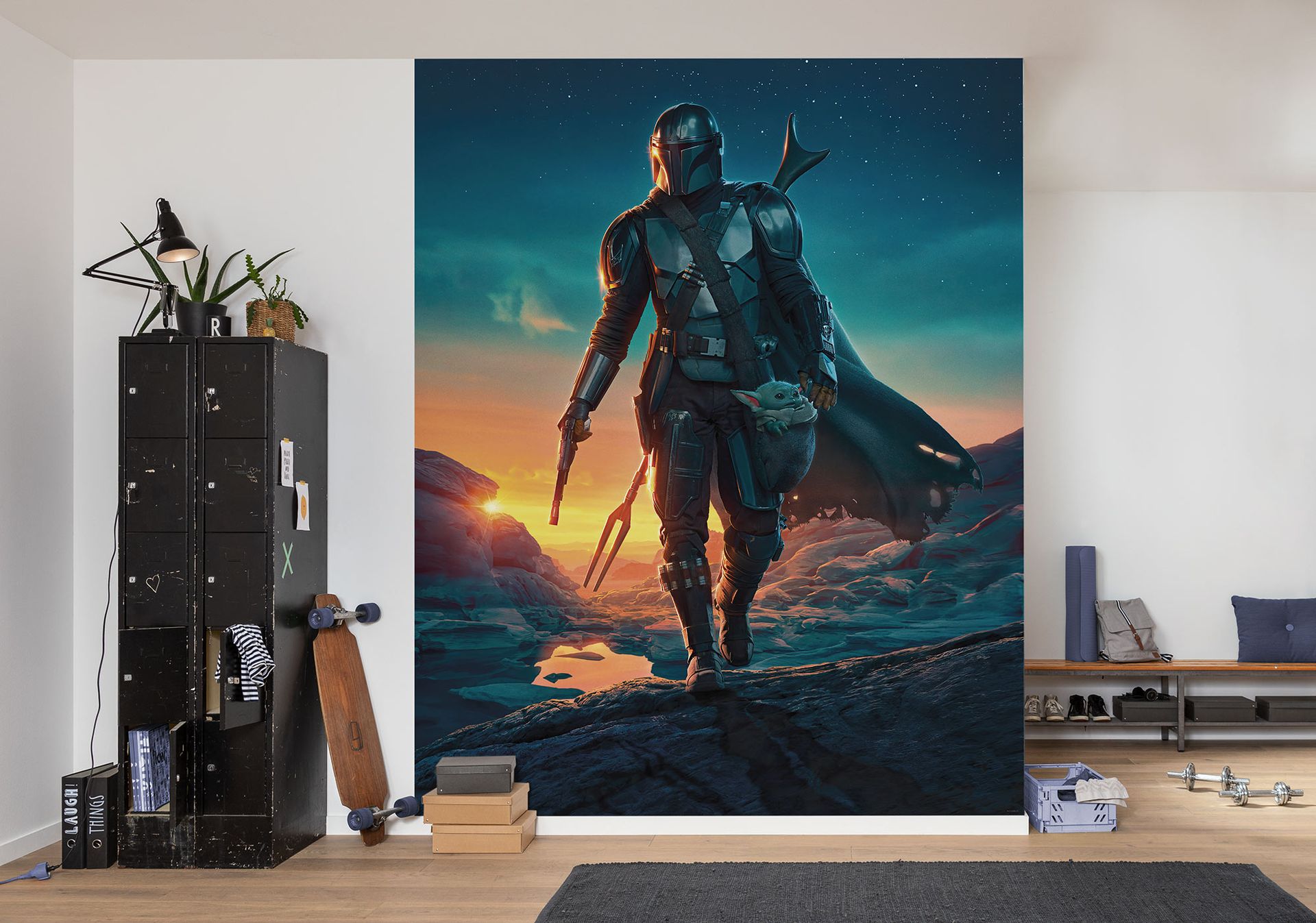 Vlies Fototapete - The Mandalorian Gunslingers - Größe 200 x 250 cm