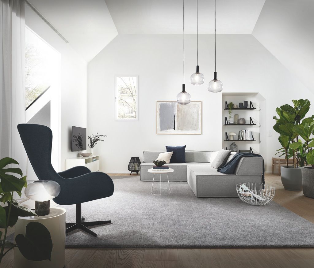 Teppichboden Vorwerk Exclusive 1066 ROMANCE Velours Grün 4G94 - Rollenbreite 400 cm