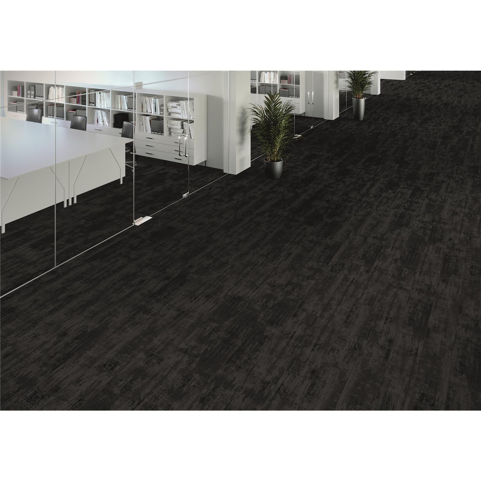 Teppichfliesen 25 x 100 cm selbsthaftend Infloor-Girloon Switch Beige 018-550 gemustert