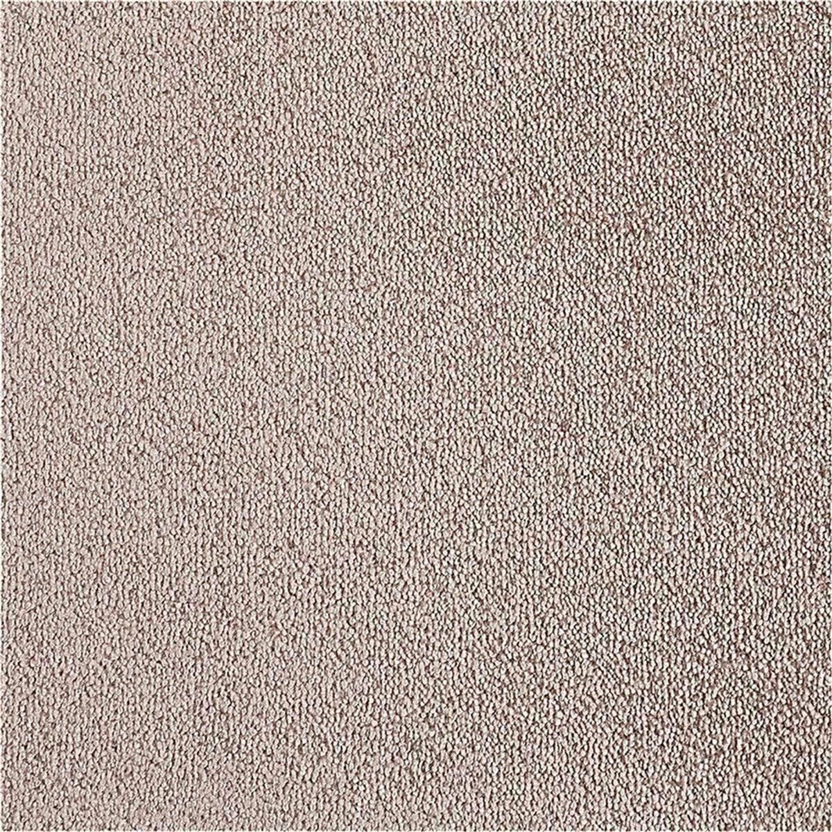 Teppichfliesen 25 x 100 cm selbsthaftend INFLOOR-GIRLOON Cosy-MO Beige 841 uni