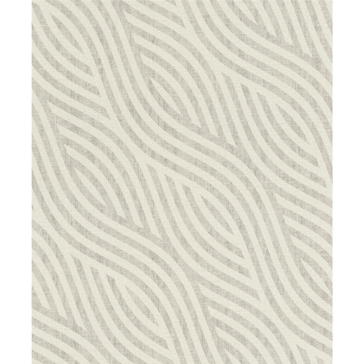 Tapete Culture Grafisch Vinyltapete Greige gerader Ansatz 53 cm x 10,05 m