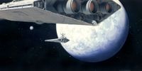 Vlies Fototapete - Star Wars Classic RMQ Stardestroyer - Größe 500 x 250 cm