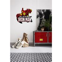 Wandtattoo - Iron Man Comic Classic  - Größe 50 x 70 cm