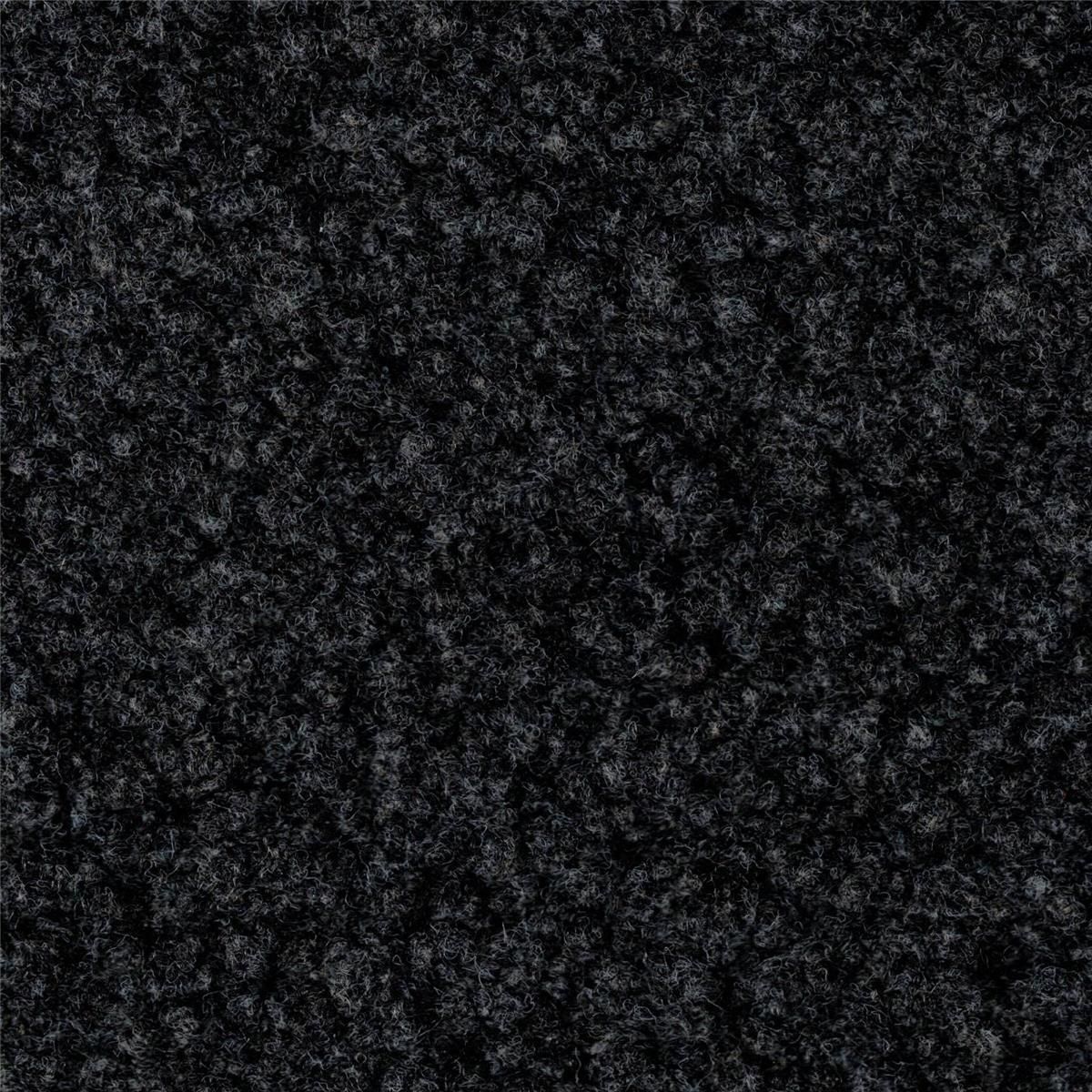 Teppichfliese 25 cm x 100 cm Fabromont Kugelgarn Creation Modul Asphalt 321