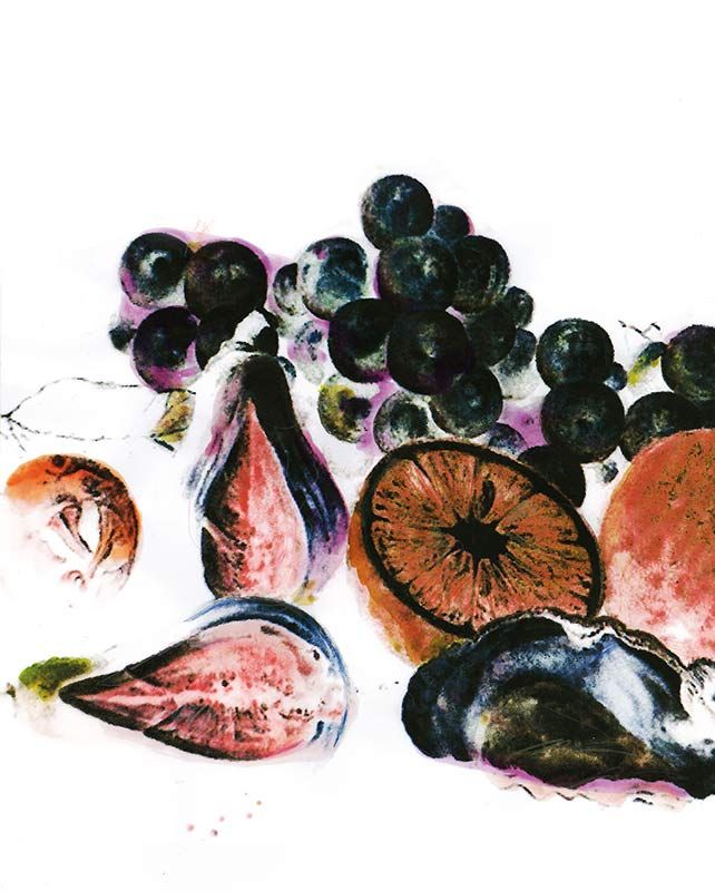 Komar Wandbild - Fruits d'automne  - Größe: 40 x 50 cm