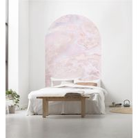 Selbstklebende Vlies Fototapete/Wandtattoo - Mármol Rosa - Größe 127 x 200 cm