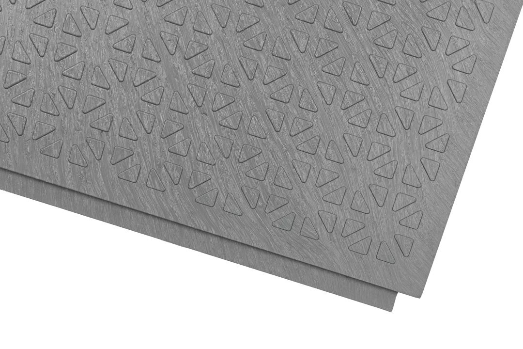 PVC-Bodenfliese BTB Basic R13/V6 490 x 490 mm, 10 mm Grau