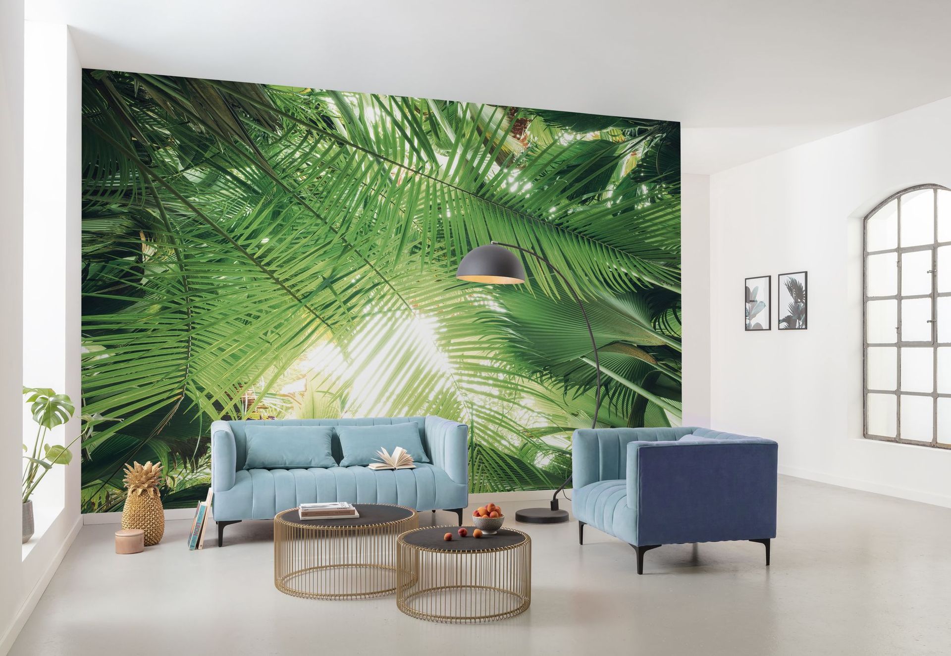 Vlies Fototapete - Dschungeldach - Größe 450 x 280 cm