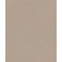 Tapete Basic universell Vinyltapete Leinen dunkel ansatzfrei 53 cm x 10,05 m