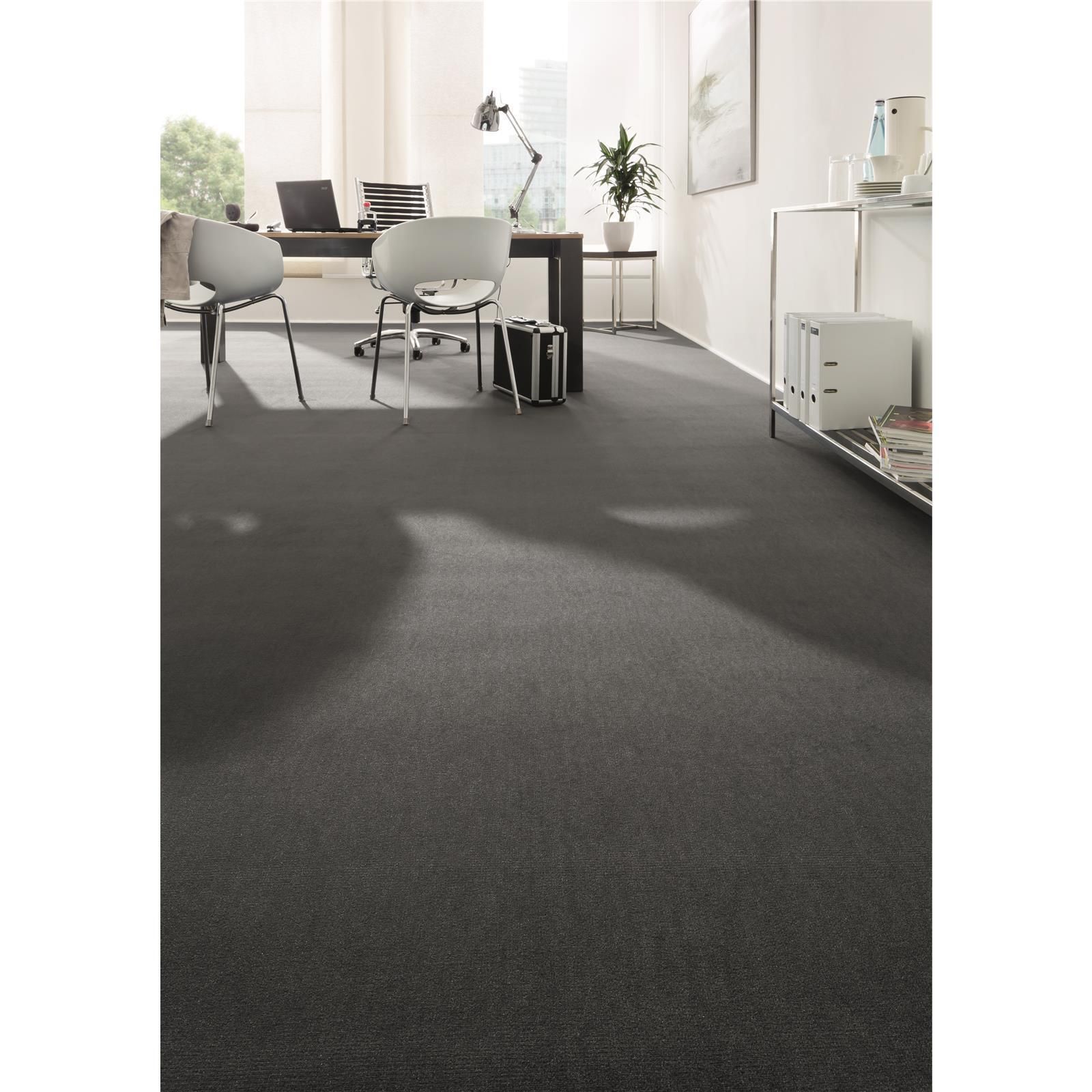 Teppichboden INFLOOR-GIRLOON Cosmos/Attaché Velours Rot 140 uni - Rollenbreite 400 cm