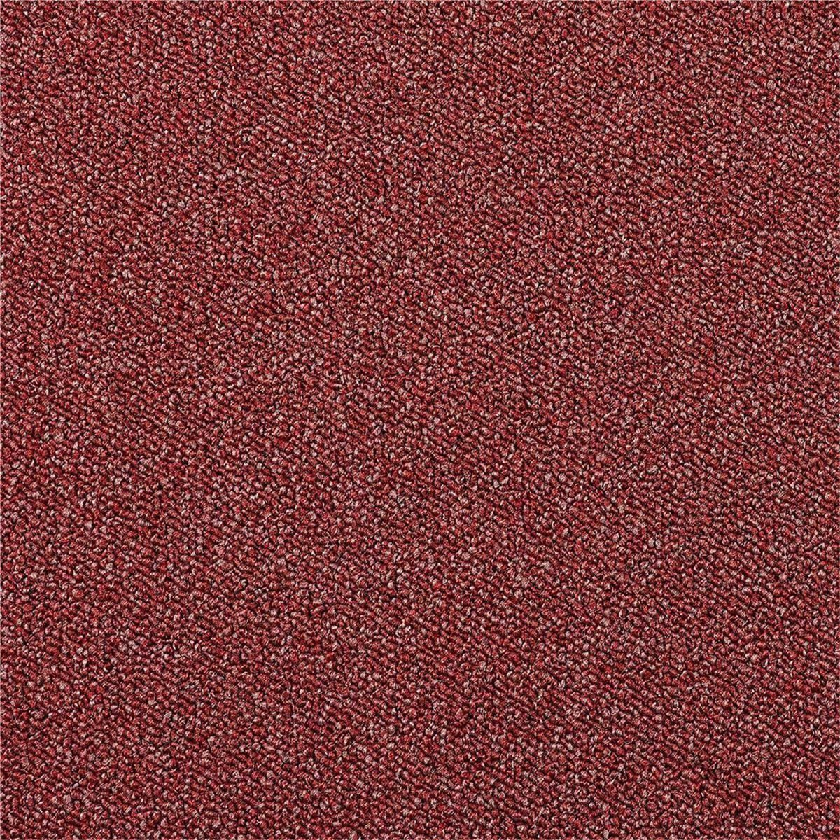 Teppichboden Infloor-Girloon Compact Schlinge Rot 173 meliert - Rollenbreite 400 cm