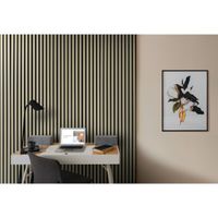 Wandpaneele AKUSTIK MDF und Recycling Filz OLIVE Grün 3,18m² - 4 Stck. 265 cm x 30 cm
