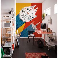 Vlies Fototapete - Star Wars Wingman Back to 70´s  - Größe 200 x 250 cm