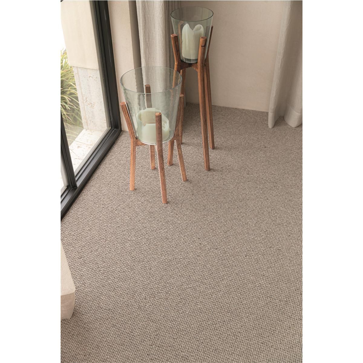 Teppichboden Creatuft Sydney 1728 Sand 100% reine Schurwolle - Rollenbreite 400 cm
