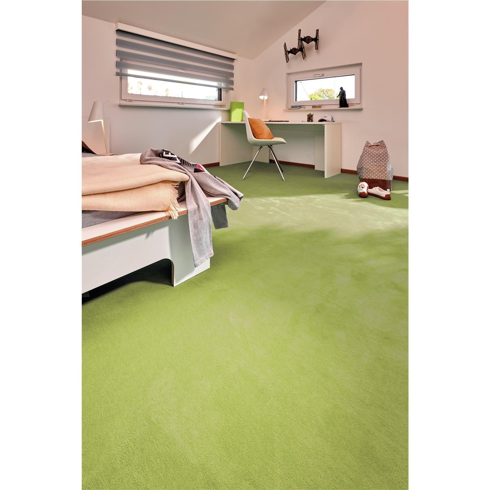Teppichboden MODENA Grün 4D61 – 500 cm breit