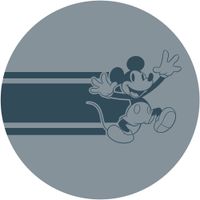 Selbstklebende Vlies Fototapete/Wandtattoo - Mickey Bonjour  - Größe 125 x 125 cm