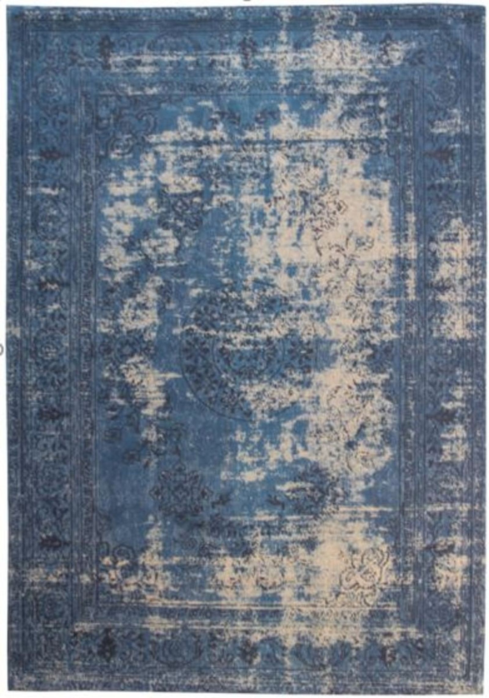 Teppich Nostalgia 385 Blau 80 cm x 150 cm