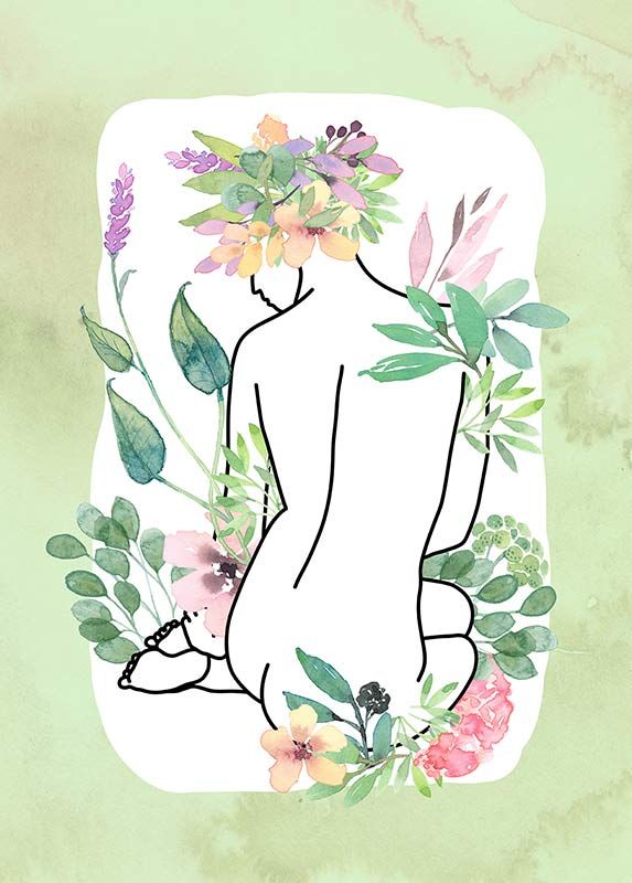 Komar Wandbild - Vita Pura  - Größe: 50 x 70 cm