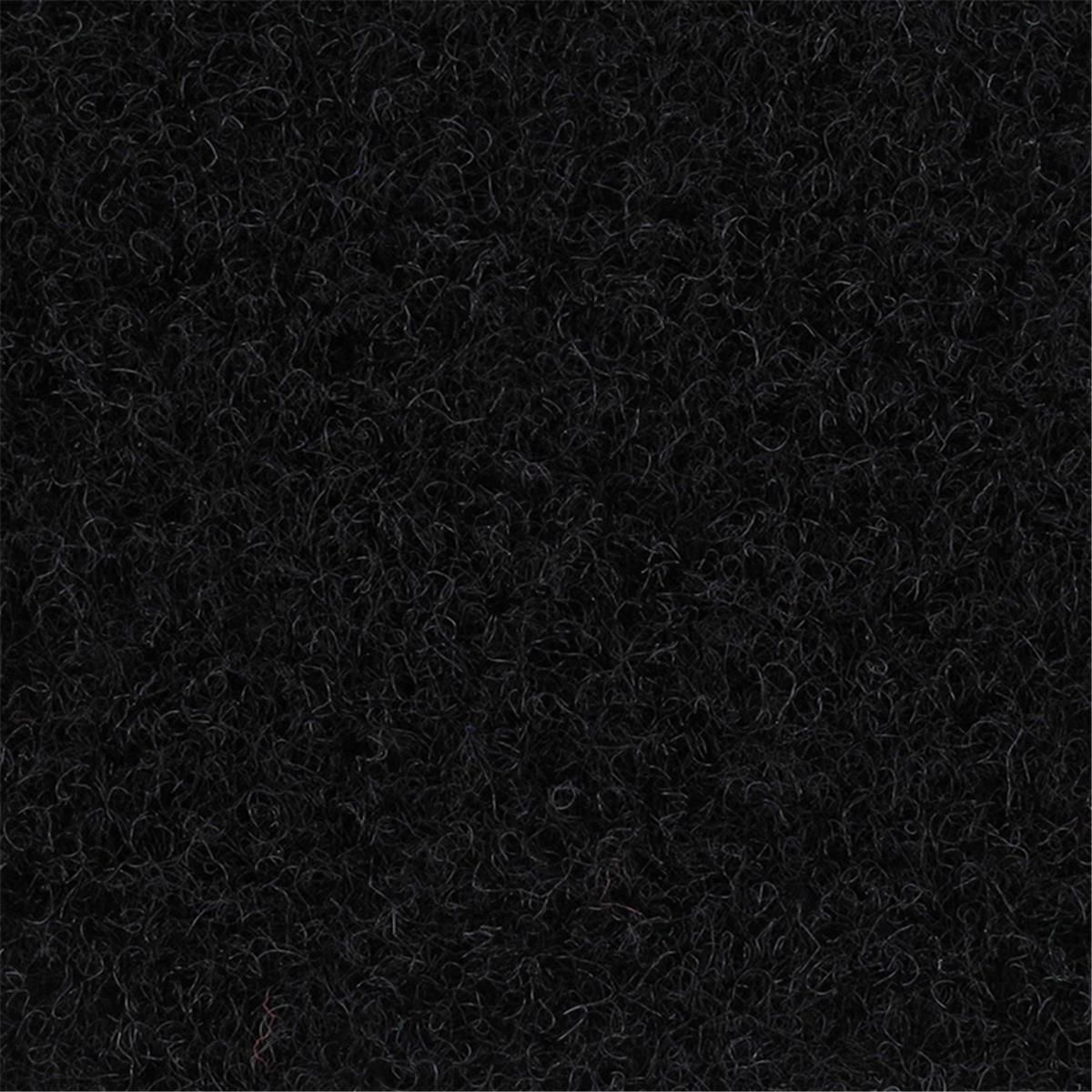 Messeboden Traffic-Fliese EXPOQUADRA Pure Solid Black 1040 - Sommer Needlepunch - 100 cm x 100 cm