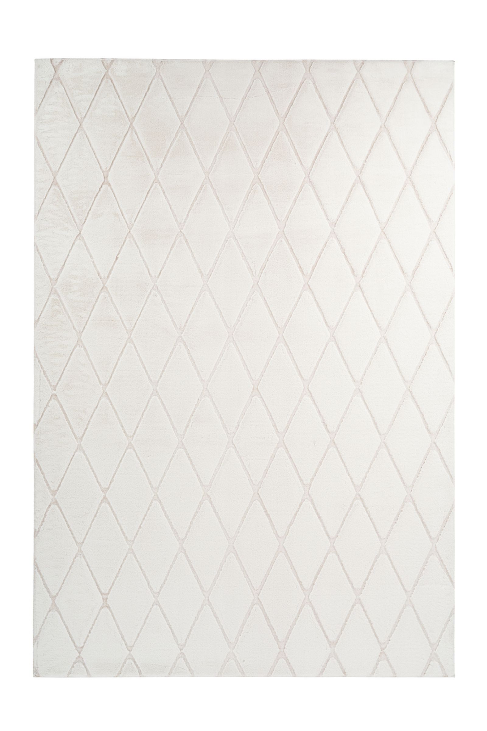 Teppich Vivica 225 Weiß / Creme 80 cm x 150 cm