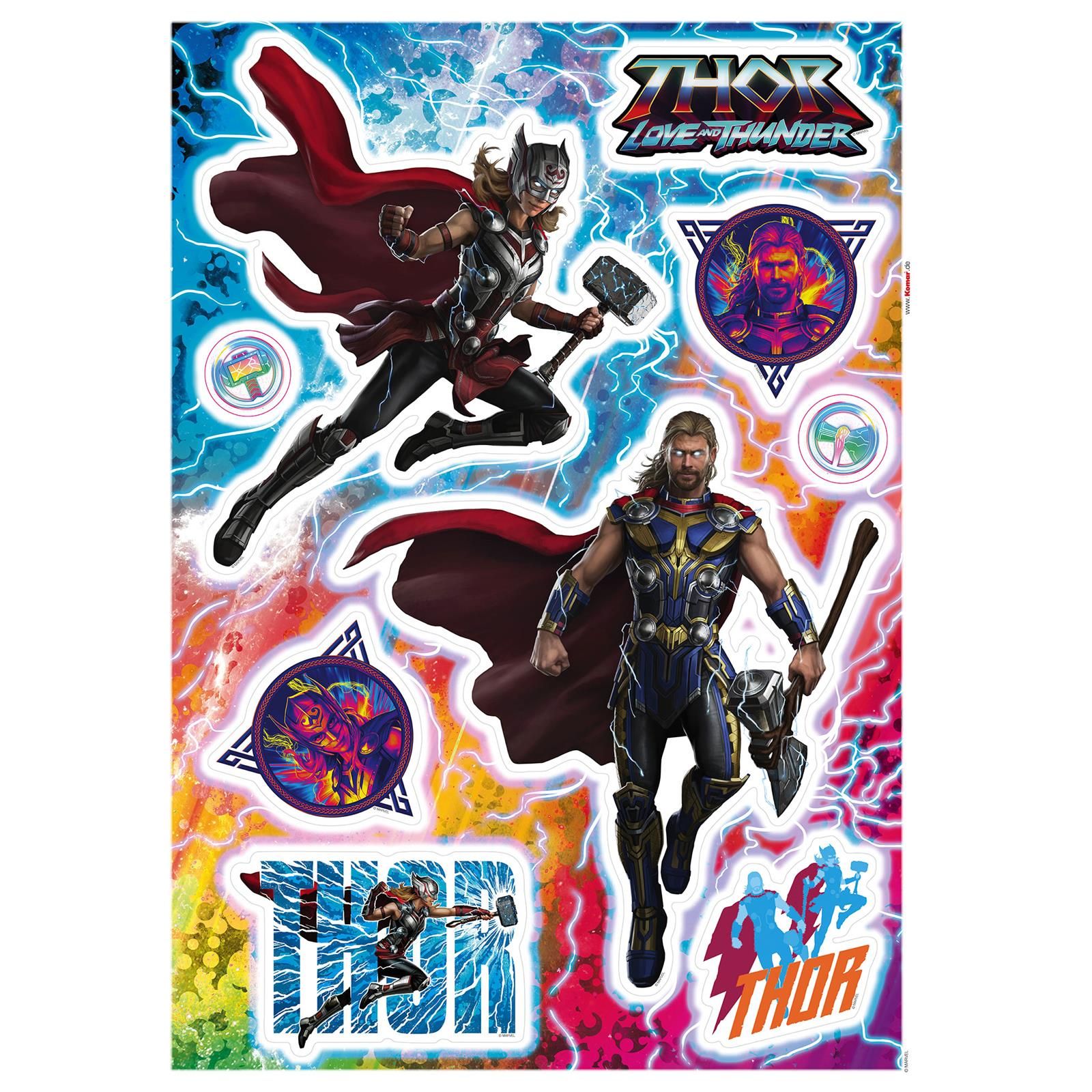 Wandtattoo - Thor4 - Thor Jane Mixup - Größe 50 x 70 cm