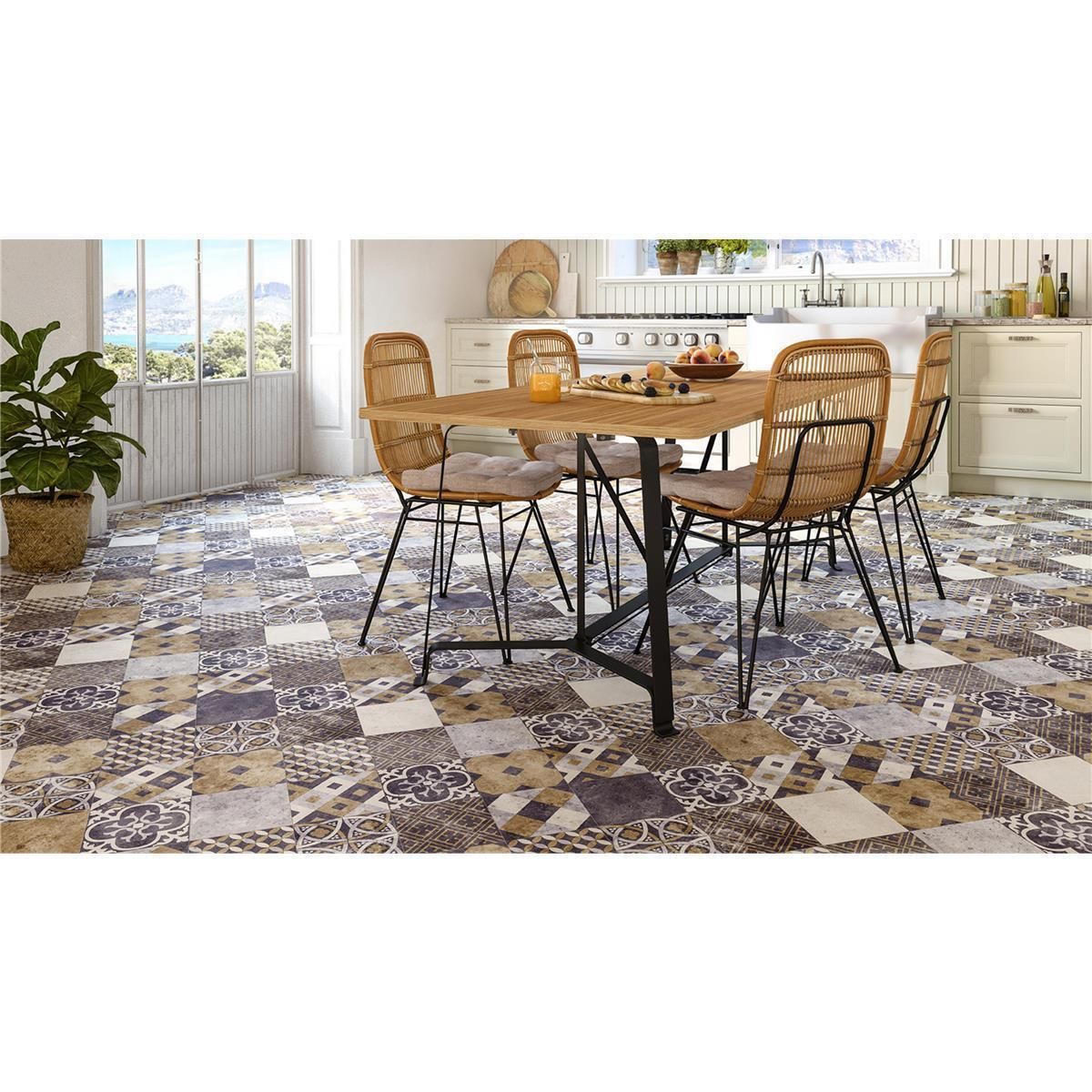 Vinylboden Chevron Style SMOKED IZMIR B:200cm