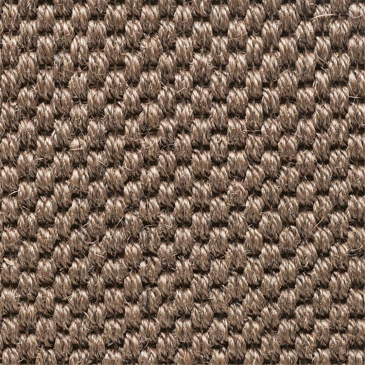 Sisal Teppichboden Bouclé Haselnuss 9008 Tigra ITC uni - Rollenbreite 400 cm