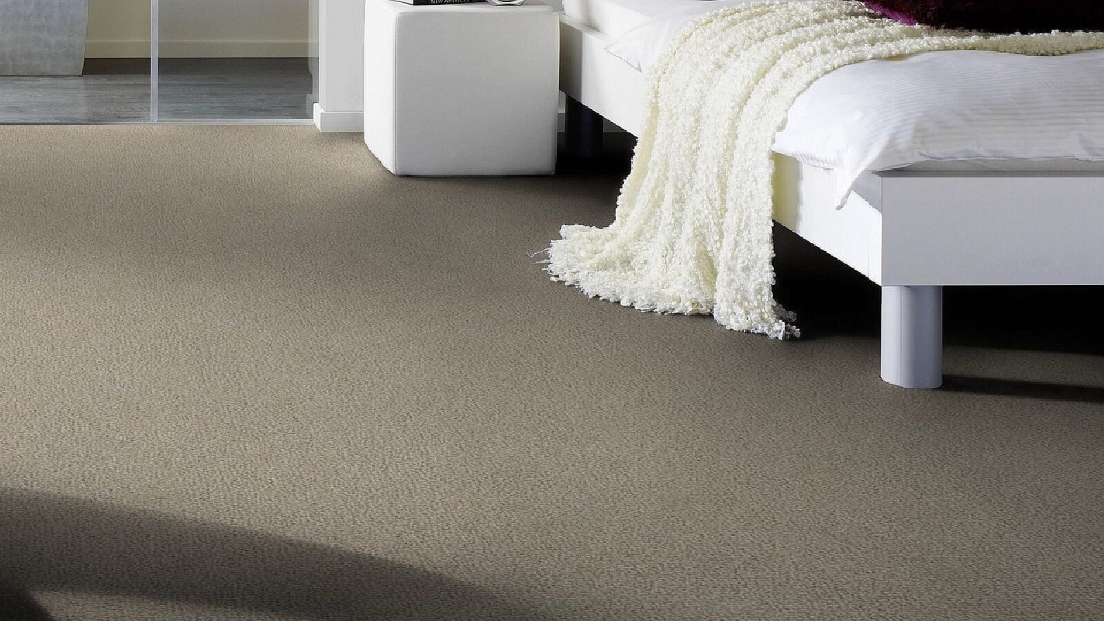 Teppichboden Vorwerk Superior 1069 BARISTA Velours Natur 6C97 - Rollenbreite 500 cm