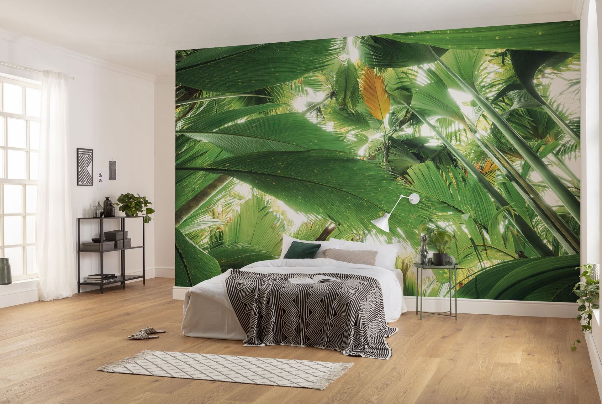 Vlies Fototapete - Dschungeldach II - Größe 450 x 280 cm