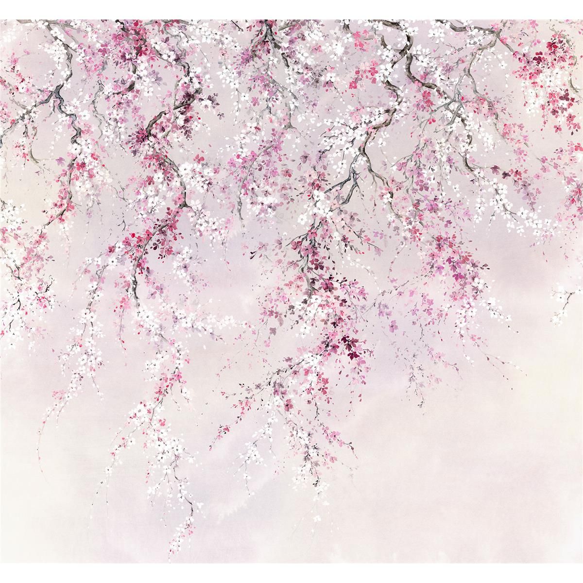 Vlies Fototapete - Kirschblüten - Größe 300 x 280 cm