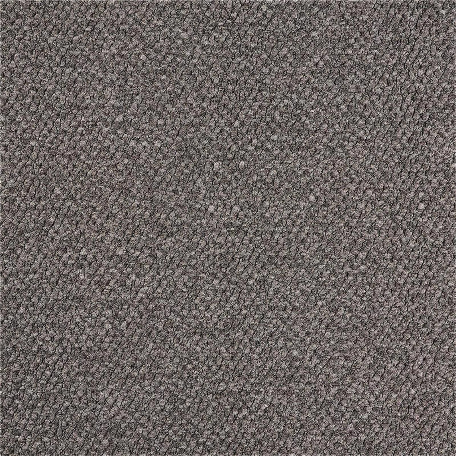 Teppichfliesen 25 x 100 cm selbsthaftend INFLOOR-GIRLOON Coin Grau 870 meliert