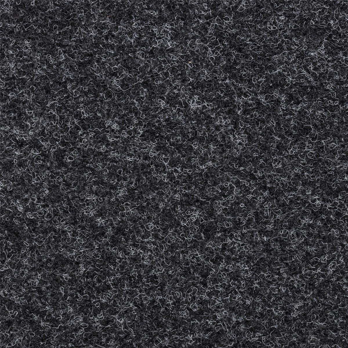 Teppichfliesen 50 x 50 cm Nadelvlies STRONG 966 Modul 050 Schwarz