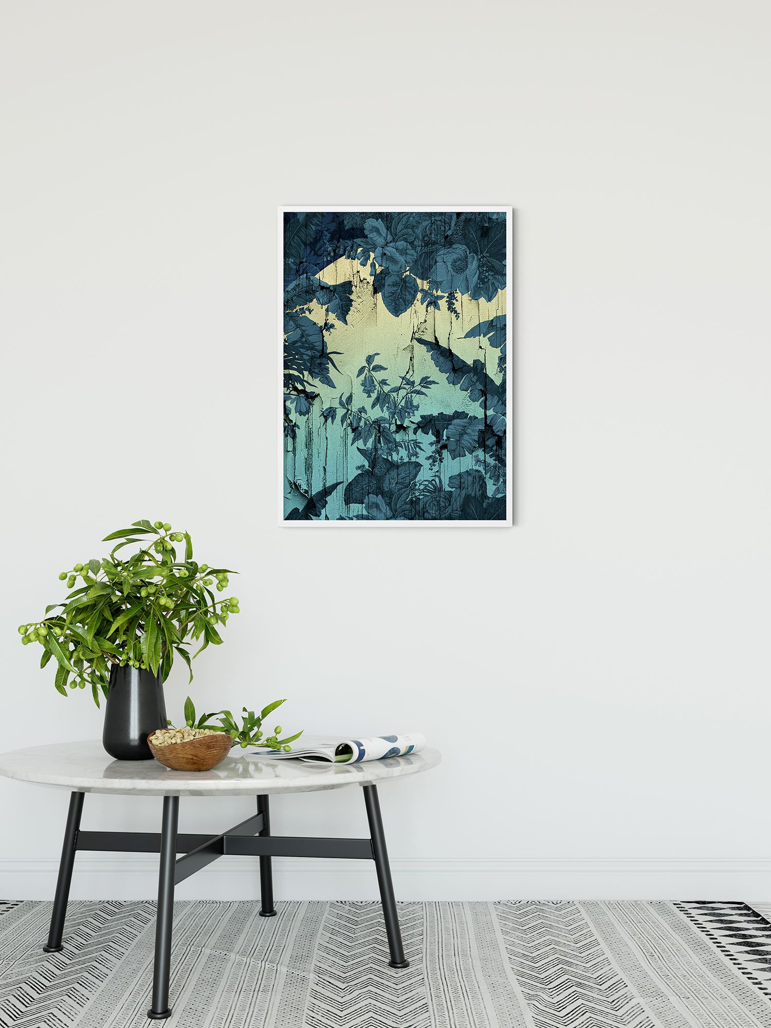 Komar Wandbild - Mur en Ruine - Größe: 30 x 40 cm