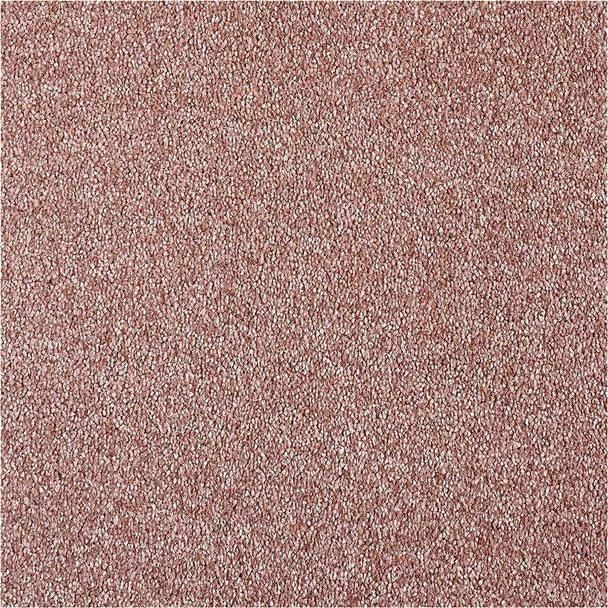 Teppichboden Infloor-Girloon Couture Frisé Rose 121 uni - Rollenbreite 400 cm