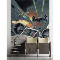 Vlies Fototapete - Star Wars Classic Death Star Trench Run - Größe 200 x 280 cm