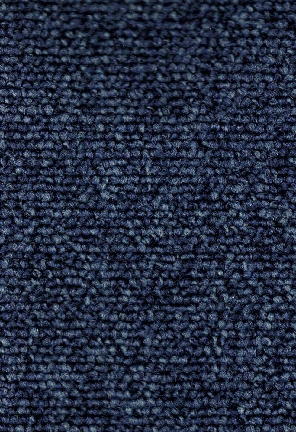 Teppichboden Lano Granit Objektschlinge 700 Jeansblau - Rollenbreite 500 cm
