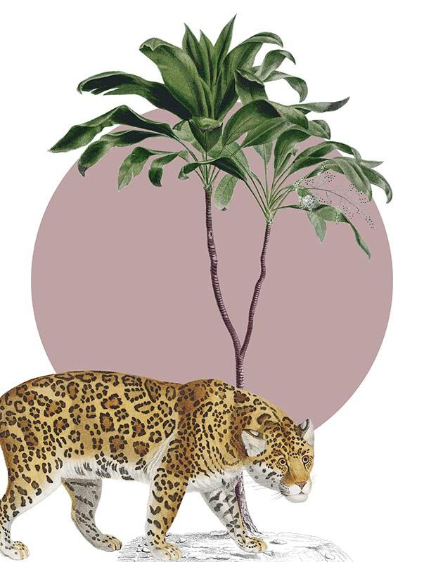 Komar Wandbild - Botanical Garden Jaguar  - Größe: 30 x 40 cm